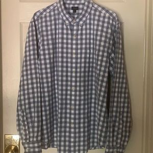 J CREW BLUE PLAID SHIRT